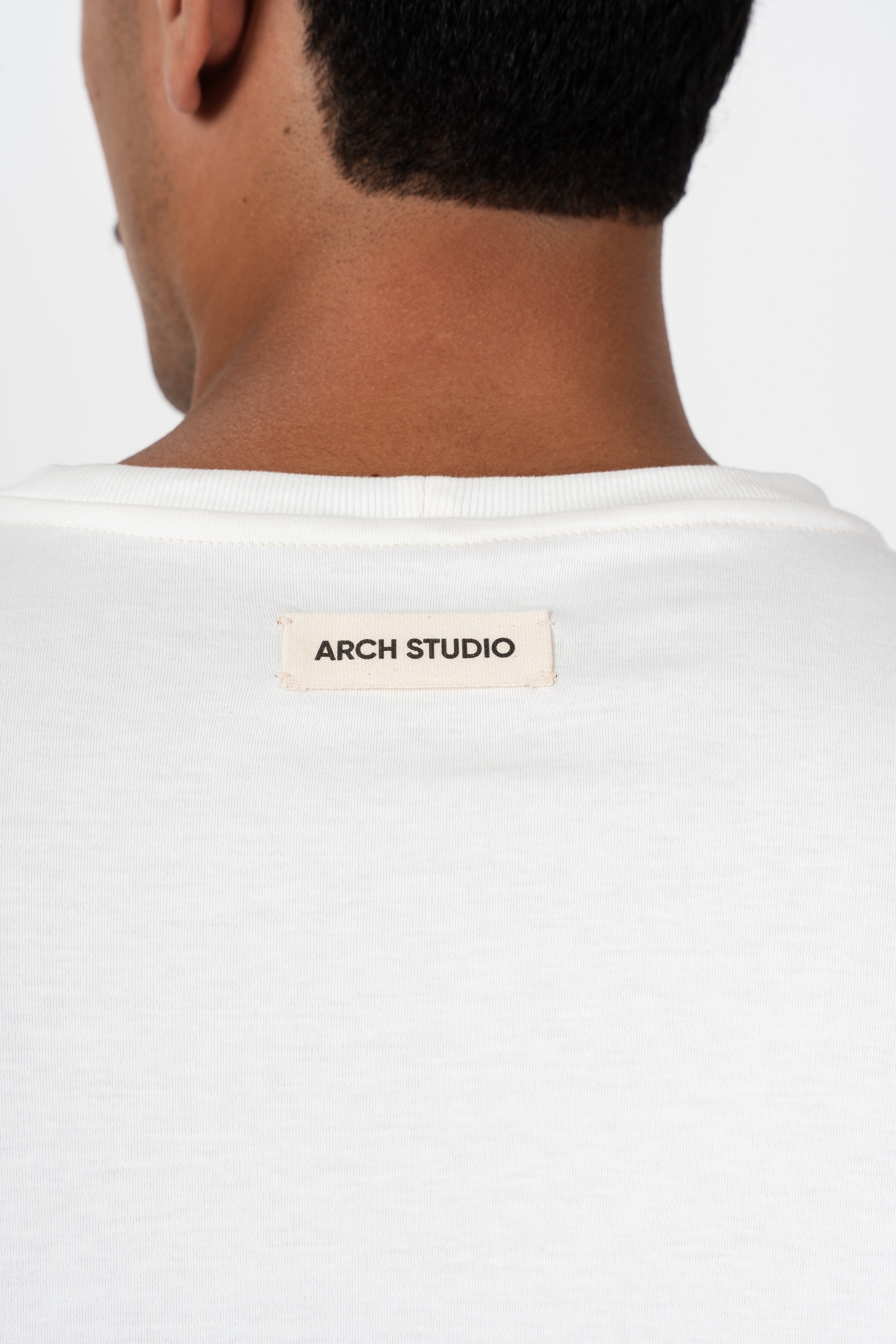 Tシャツ・カットソー 1993studio Studio Arch Logo T-Shirt_White 1993studio(1993スタジオ) Tシャツ・カットソー(メンズ) - 海外