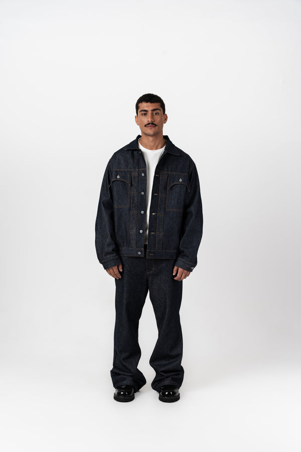 Glehn Raw Denim Jacket - Pré Venda
