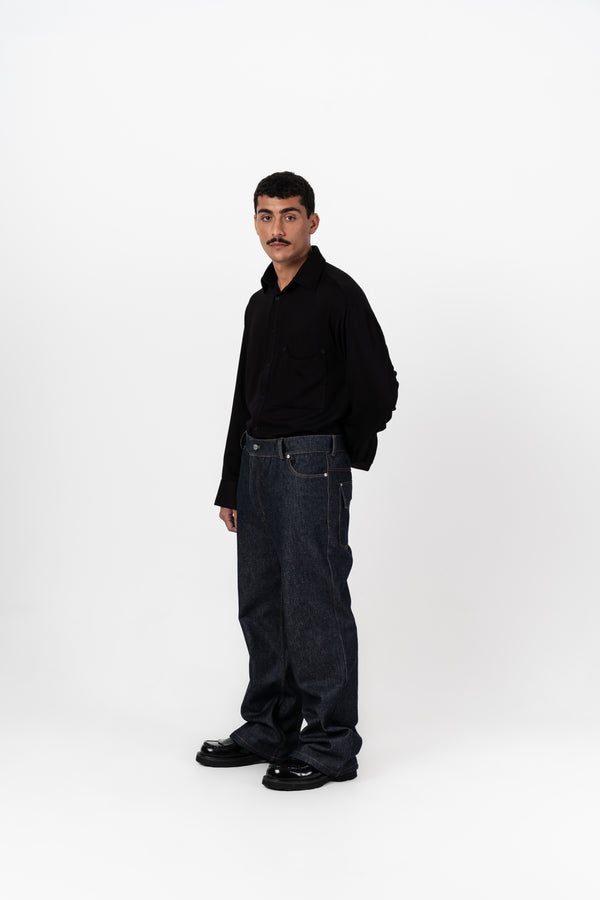 Glehn Raw Denim Pants - Pré Venda