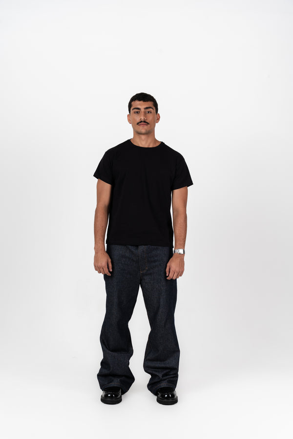 Label T-shirt Black