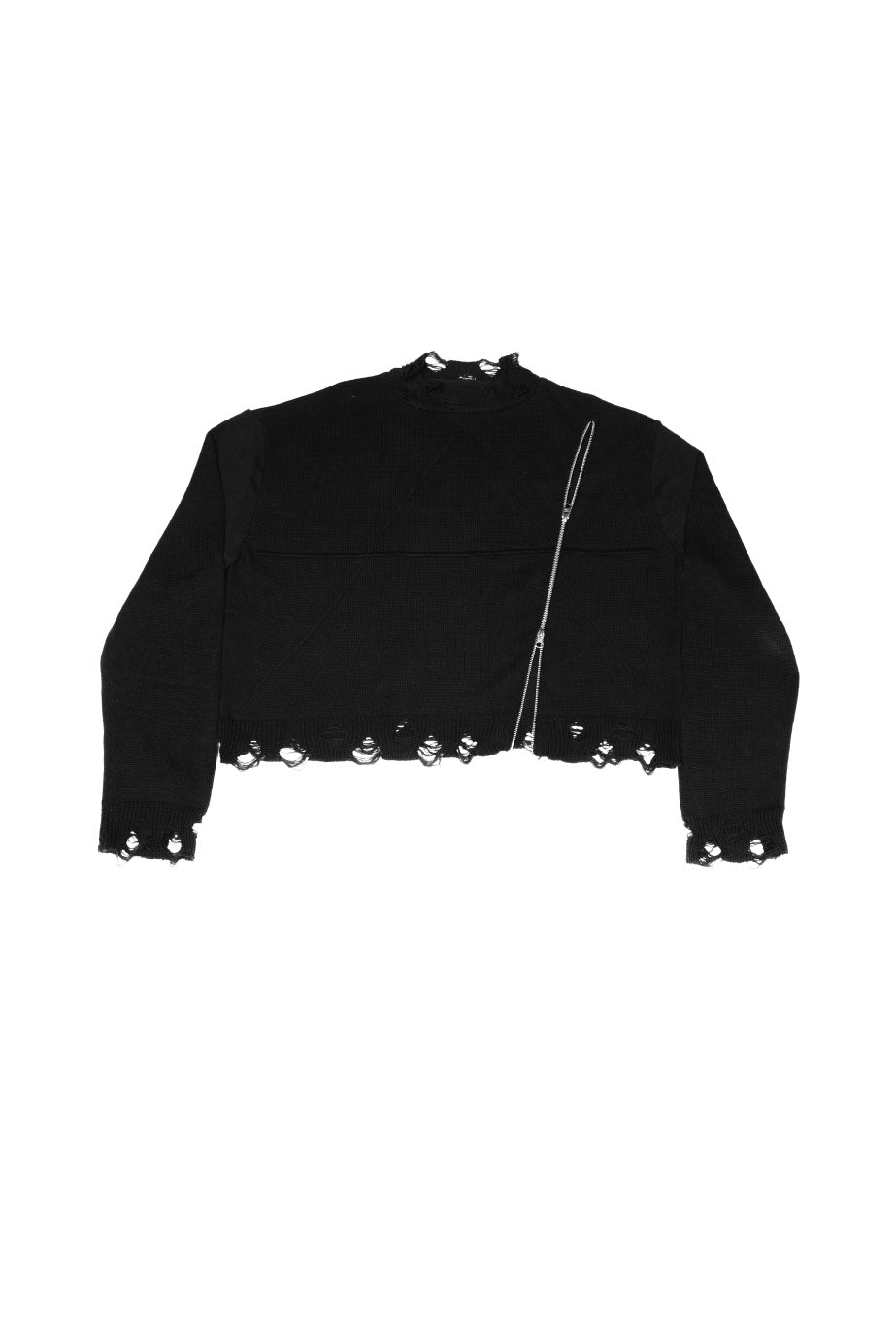 zip logo sweater